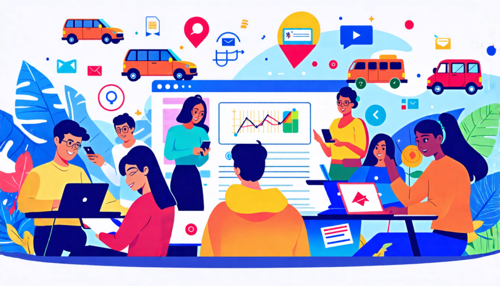 Here's a DALL-E prompt for an image related to that article title: A vibrant digital illustration showcasing Filipino freelancers working on various popul