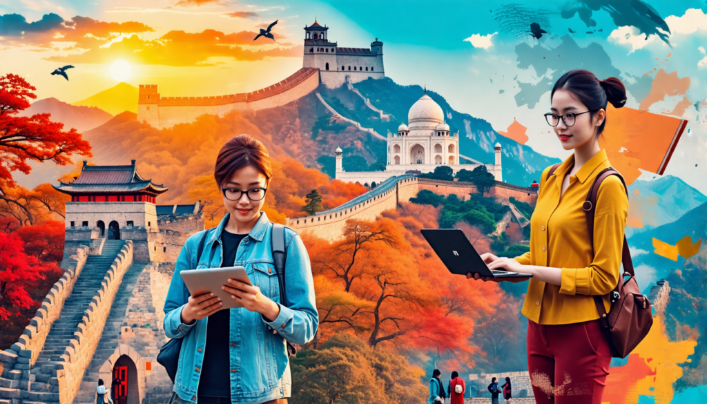 Here's a DALL-E prompt for an image related to that article title: A vibrant collage showcasing Asian freelancers working in different niches. Include a w